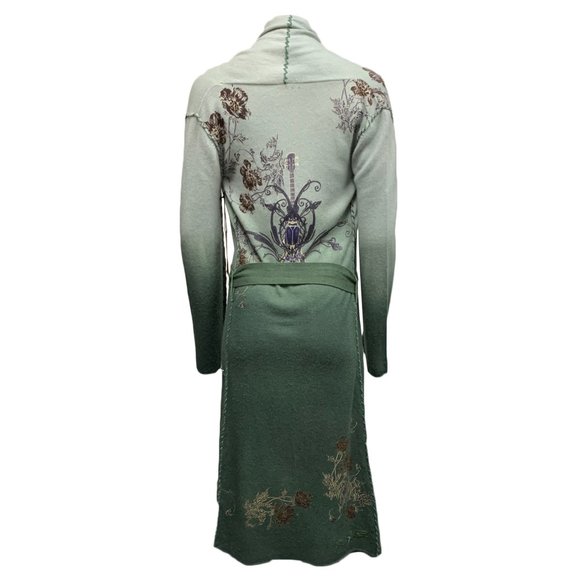 Raw7 Cashmere Coat "Guitar" - Green - Picture 2 of 11